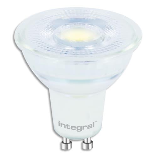 Integral spot led gu10, 4,7 watts équivalent 53 watts, 4000 kelvin 425 lumens_0