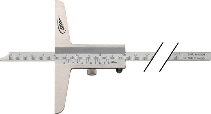 Jauge de profondeur DIN 862 200 mm règle de mesure droite 8 x 3 mm HELIOS PREISSER_0