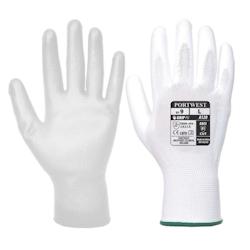 Portwest - Gants manutention enduit PU (Pack de 12) Blanc Taille 9 - 5036108210725_0