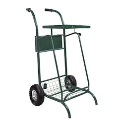 Rossignol - Chariot de voirie 2x110L roues pneumatique MOBISAC - vert métal 57229_0