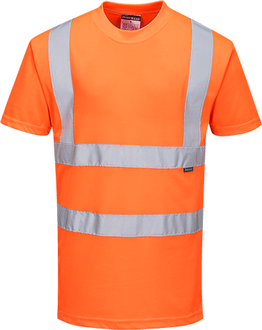 T-shirt hi-vis ris orange rt23, s_0