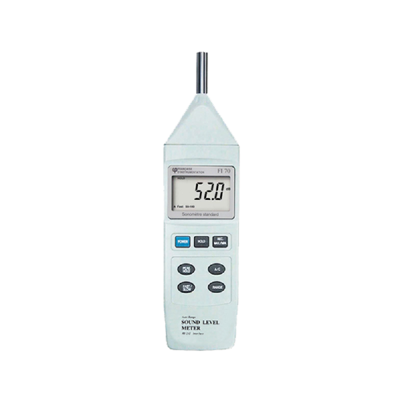 FI70 | Sonomètre conforme IEC 61 672 classe 2, avec filtres A et C_0
