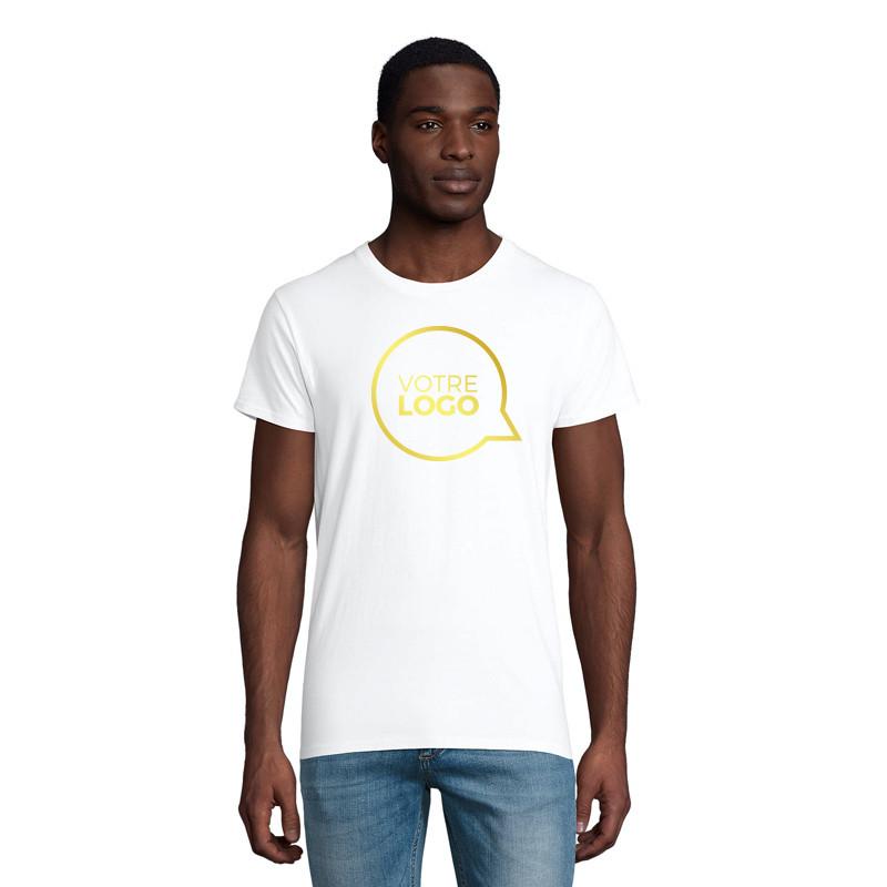 Tee-shirt coton bio Pioneer blanc - Tee-shirts personnalisés blanc_0