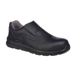 Portwest - Chaussures de sécurité basses à enfiler en compositelite S2 Noir Taille 42 - 42 noir matière synthétique 5036108364558_0