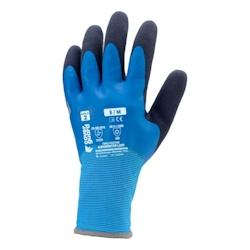 Coverguard - Gants étanches contre le froid double enduction latex EUROWINTER L200 (Pack de 5) Bleu Taille 9 - 5450564040731_0