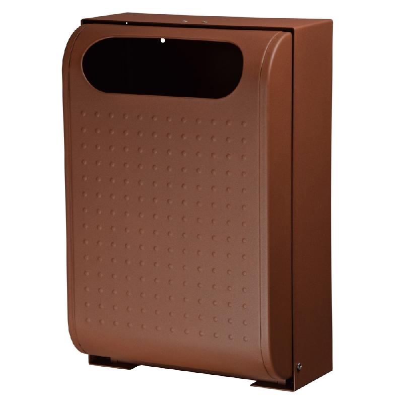 ROSSIGNOL Corbeille murale urbanet - 30 L - effet corten_0