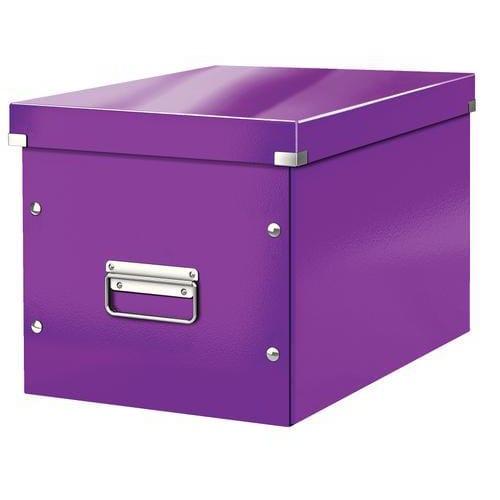 Leitz boîte click&store cube format l. Coloris violet_0