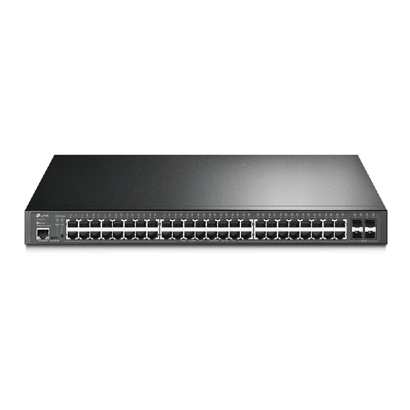 TP-Link JetStream TL-SG3452P commutateur réseau Géré L2/L3 Gigabit Ethernet (10/100/1000) Connexion Ethernet, supportant l'alimentation via ce port (PoE) 1U Noir_0