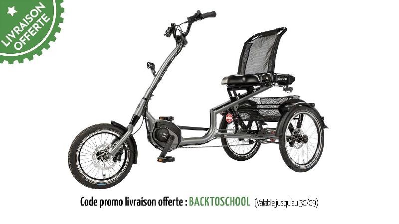 Tricycle électrique Scoobo - assistance Bosch Active Plus - 7 vitesses Nexus - Pfautec_0