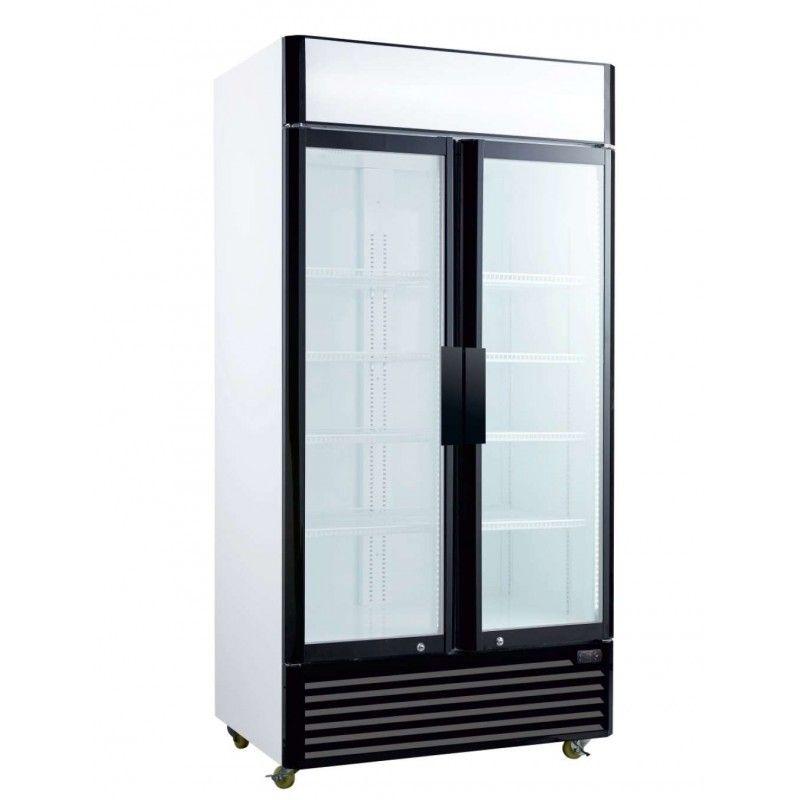 Vitrine réfrigérée 800 L 2 portes vitrées battantes PEKIN CSD800 CLIMAHOSTELERIA_0