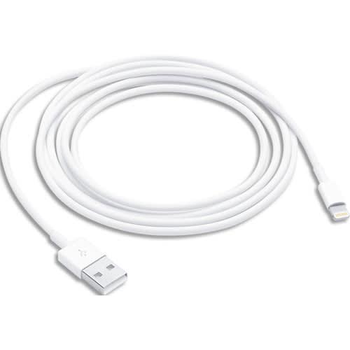 Apple câble lightning 2 m blanc - câble de données / charge pour ipad / iphone / ipod_0
