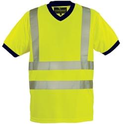 Coverguard - Tee-shirt col en V jaune haute visibilité YARD Jaune Taille XL - XL 3435241708021_0