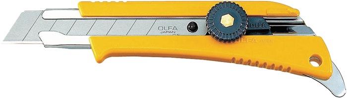 Cutter largeur de la lame 18 mm longueur 165 mm avec molette de blocage OLFA_0