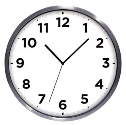 Horloge extérieur 35cm - coloris gris métal_0