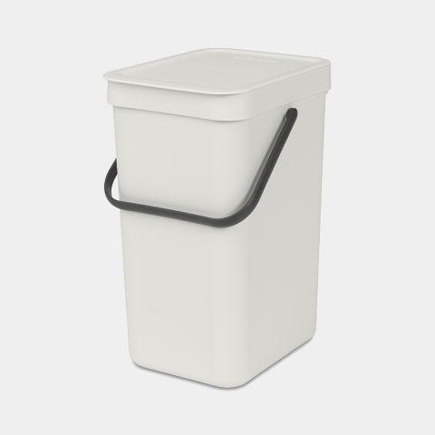 Poubelle Brabantia Sort & Go - 12 litres - Light Grey - Multi-talent - volume S (12 L)_0