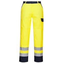 Portwest - Pantalon de travail résistant à la flamme Bizflame Pro HV Jaune Taille M - M jaune FR92YERM_0