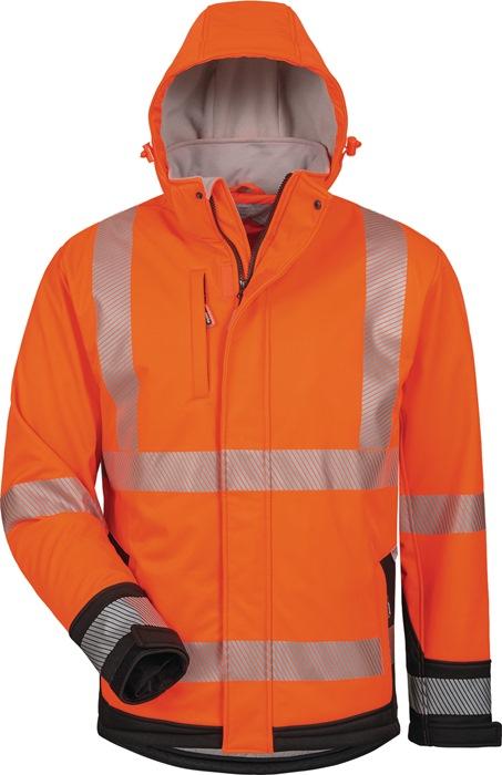 Veste softshell de signalisation Lukas taille M orange/noir 100 % PES ELYSEE_0