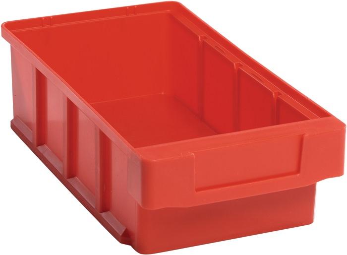 Boîte pour étagère VKB L300xl152xH83 mm rouge polypropylène LA-KA-PE_0