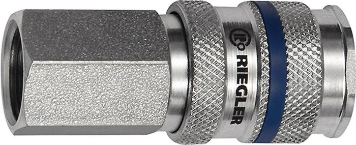 Raccord rapide DN 7,8 filetage intérieur acier filetage G 1/2 18,63 mm RIEGLER_0