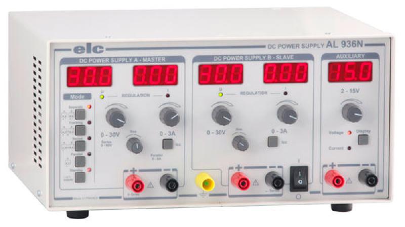 AL936N | Alimentation numérique triple 2x [30 V / 3 A] et 1x [2 à 5,5 V / 3 A], avec possibilité de mixer les gammes des voies_0