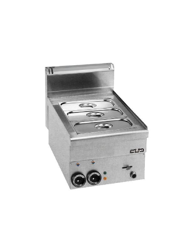 Bain marie électrique à poser MBM avec cuve inox pour bac dimensions GN 1/1 - Fabrication en acier inoxydable 18-10_0