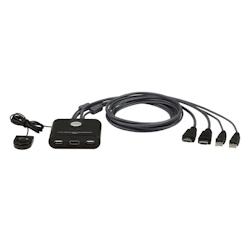 ATEN cs22hf switch kvm hdmi 1080p / usb avec télécommande - noir cs22hf-at_0