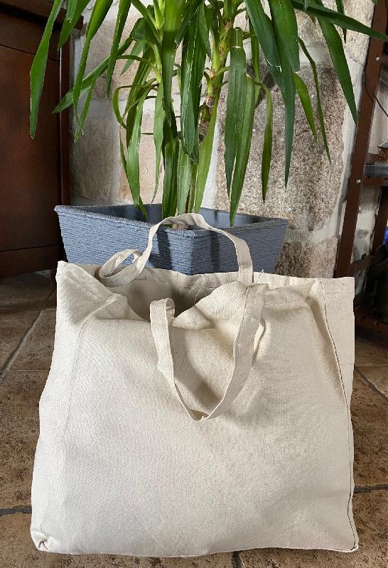 ECOLOGIQUE ! 50 Sacs biodégradables en lin pour le shopping - 