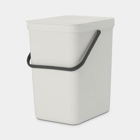 Poubelle Brabantia Sort & Go - 25 litres - Light Grey - Multi-talent - Volume M (25 L)_0