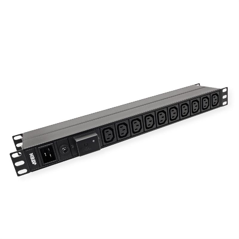 ATEN PE0218SG PDU de base 1U 16A avec protection contre les surtensions, 18 ports_0