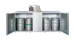 Frigo fût de stockage pour 10 kegs - Set, acier inoxydable_0