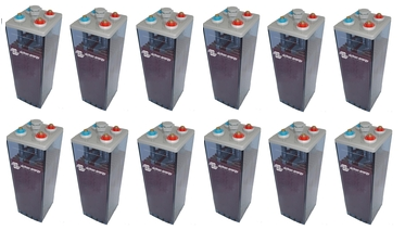 Lot de 12 batteries opzs 2v / 1520 ah f.Tech_0