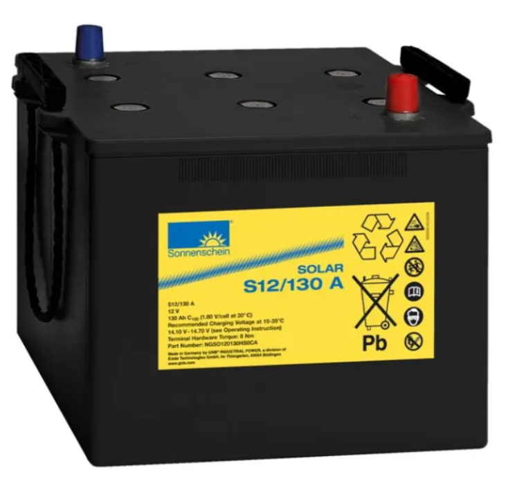 Batterie gel 12 v 130 ah S12/130A solar SONNENSCHEIN_0