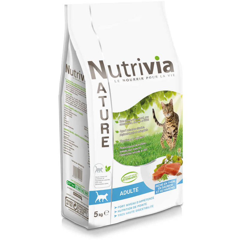 Croquettes Thon Saumon Et Hareng Pour Chat 5kg Nutrivia Nature Comparer Les Prix De Croquettes Thon Saumon Et Hareng Pour Chat 5kg Nutrivia Nature Sur Hellopro Fr