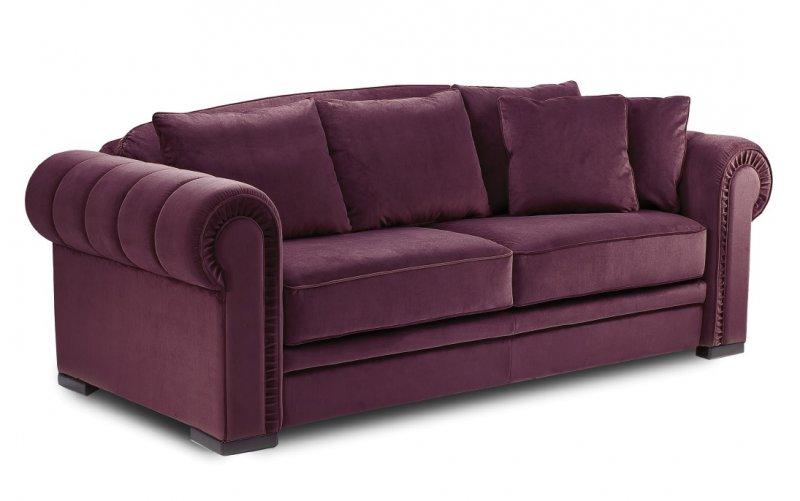 Canape chesterfield convertible systeme rapido couchage 140 * 200 cm.