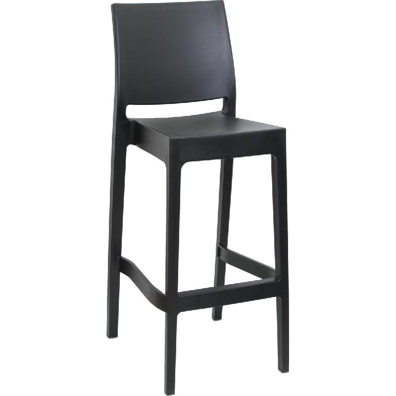 Tabouret de restaurant MAYA 75 CM - Polypropylène - Extérieur - Monobloc renforcé_0