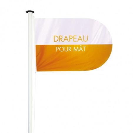 Drapeau personnalisé pour Mât Classique (forme arrondie)_0