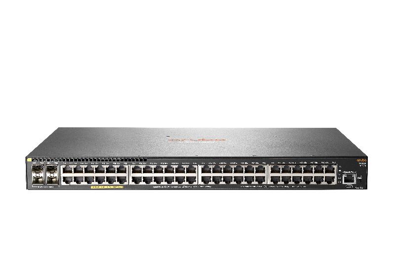 Hewlett Packard Enterprise Aruba 2930F 48G PoE+ 4SFP+ Géré L3 Gigabit Ethernet (10/100/1000) Gris 1U Connexion Ethernet, supportant l'alimentation via ce port (PoE)_0