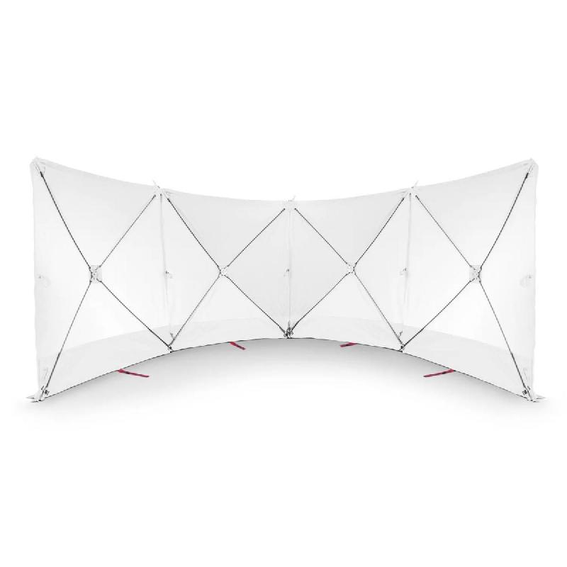 Écran brise-vue VarioScreen 4 x 180x180 blanc à glissière - TROTEC - 4110000015_0