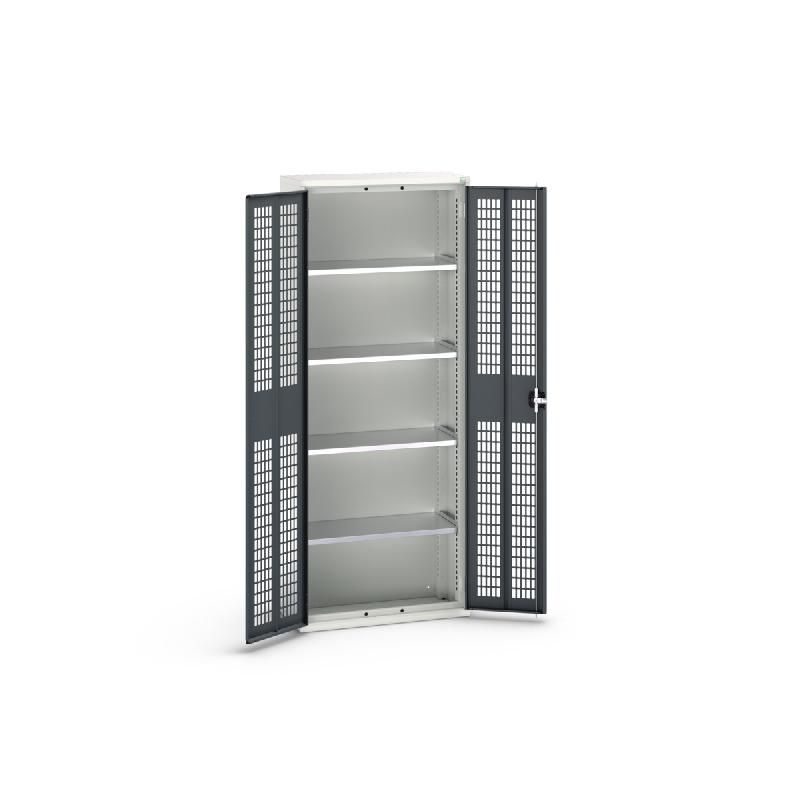 Armoire Verso à Porte Ventilée avec 4 tablettes_0