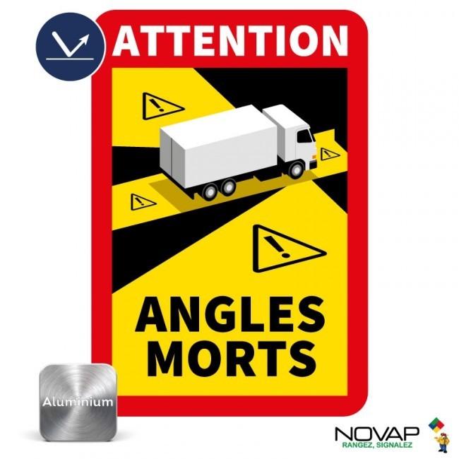 Panneaux alu classe 1 marquage obligatoire angles morts pour camions - PNGAL1-NV02/CAAM_0