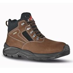 U-Power - Chaussures de sécurité hautes en goretex imperméables SMASH GTX - Environnements humides - S3 WR HI CI SRC Marron Taille 45 - 45 marron m_0