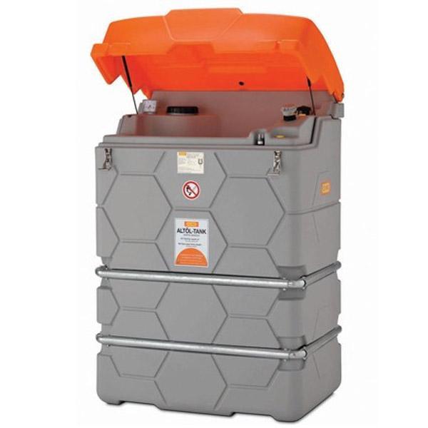 Cuve RECUP CUBE outdoor 1 000 litres - Pour diesel, fioul, AdBlue, lubrifiant - Avec capot - CEMO - 10480F_0