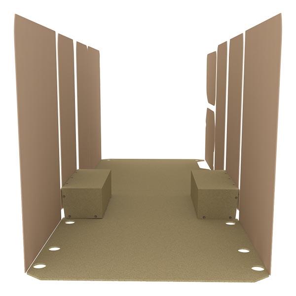 Habillage bois natural K2 aggloméré + MDF / Portes arrière incluses_0