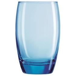 Arcoroc Salto Ice Blue - Boîte De 6 Gobelets Forme Haute En Verre 35 Cl_0