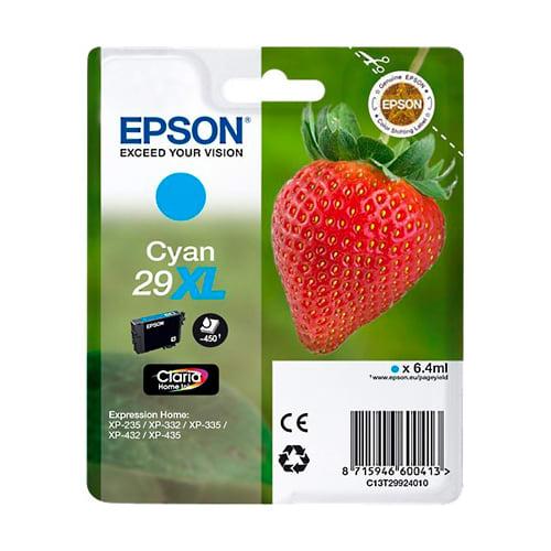 Epson cartouche jet d'encre claria home cyan xl ''fraise'' 29 (t2992) - c13t29924012_0
