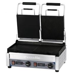 Grill Panini double Premium Mixte avec minuteur - GCGP2HRBLPT_0