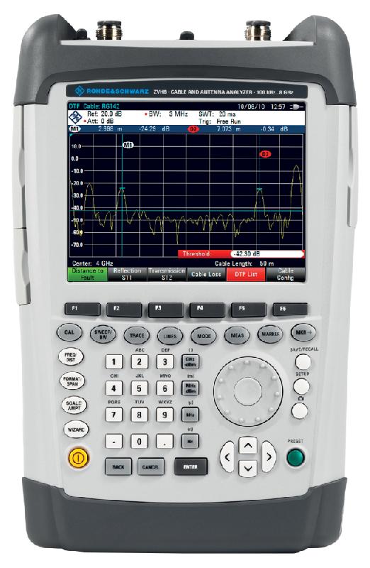 ZVH8 | Analyseur câbles et antennes 8 GHz, puissance : 0 à -40 dBm_0