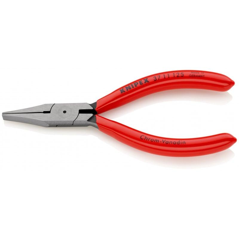 Pince de préhension pour la mécanique de précision Becs plats 125mm Gainage PVC - KNIPEX | 3711125_0