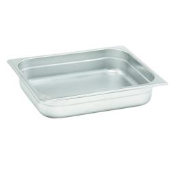 DBMARK - GNP23020 - Bac GN 2/3 en acier inoxydable - 32,5 x 35,4 cm - Profondeur 2 cm - 1,7 Litres - Vente à l'unité - gris inox GNP23020_0