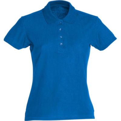 CLIQUE Polo basic Femme Bleu Royal XS_0